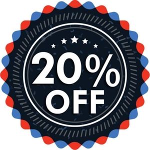 20% OFF 3 OR MORE ITEMS